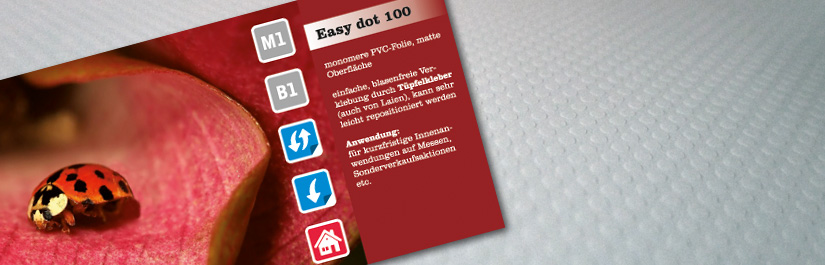 Selbstklebende Easy Dot Folie, Supraprint24